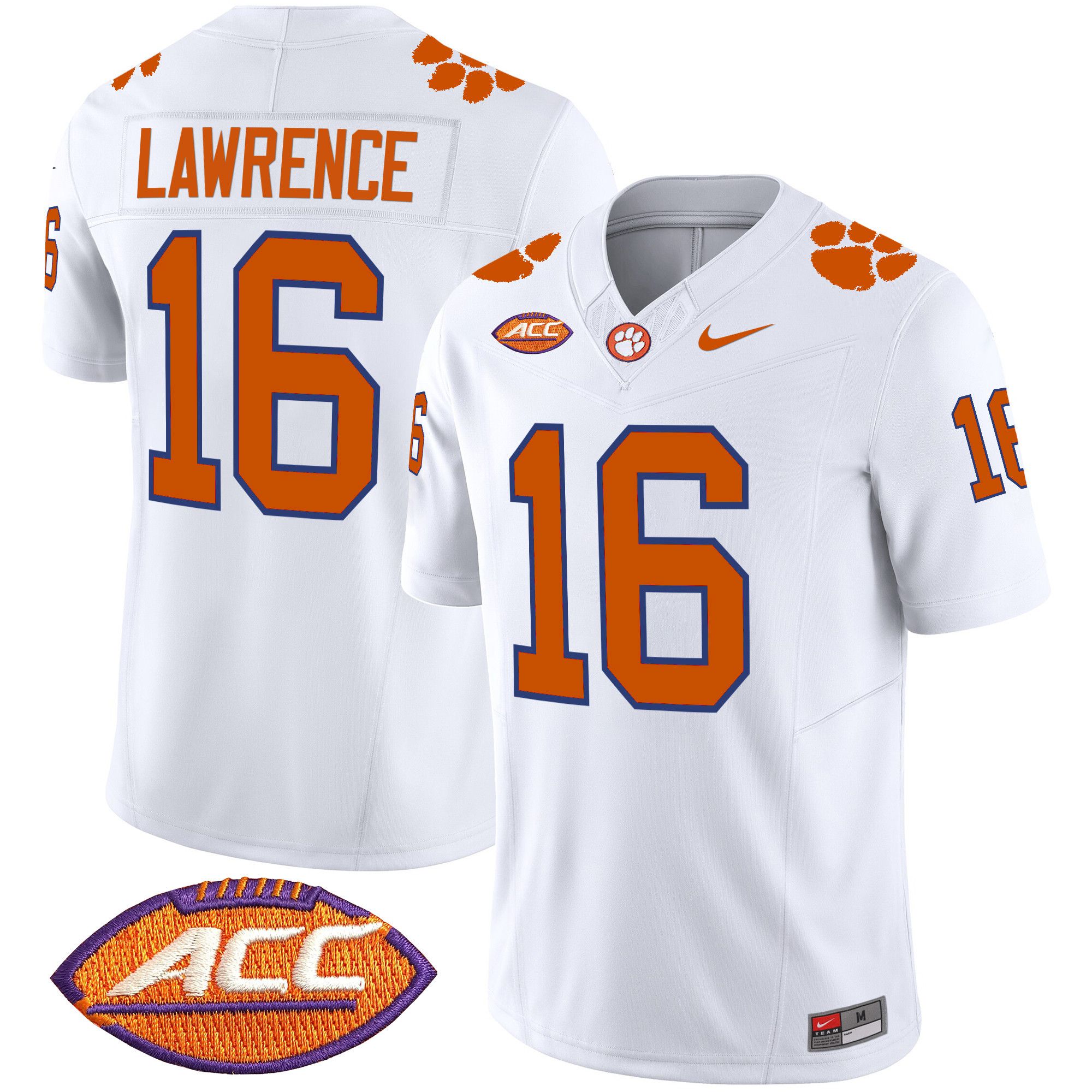 Men Clemson Tigers #16 Lawrence White 2024 Nike Vapor Limited NCAA Jersey->indianapolis colts->NFL Jersey